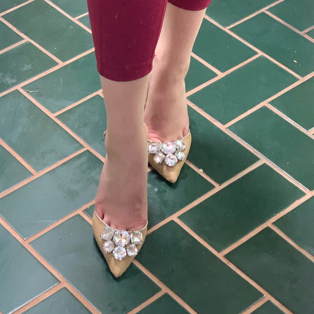 Sam Edelman slingback nude pumps 5.5